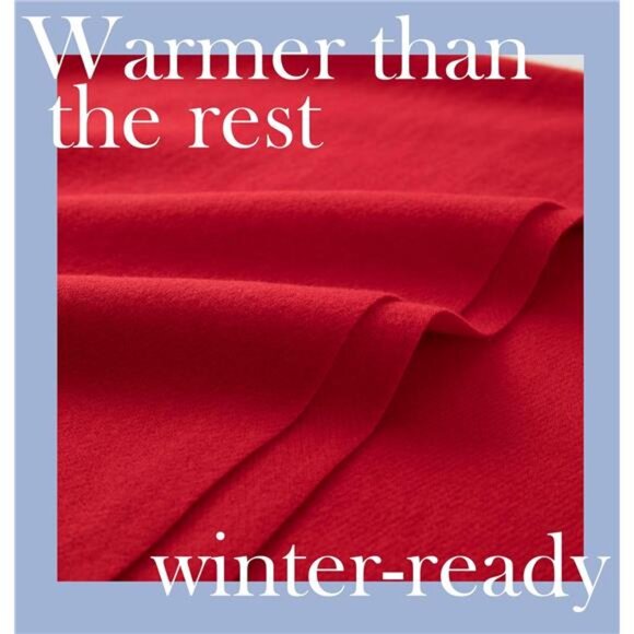 Ultra-Soft Cashmere Feel Winter Scarf - Warm & Long, Perfect Holiday Gift - Picture 4 of 8